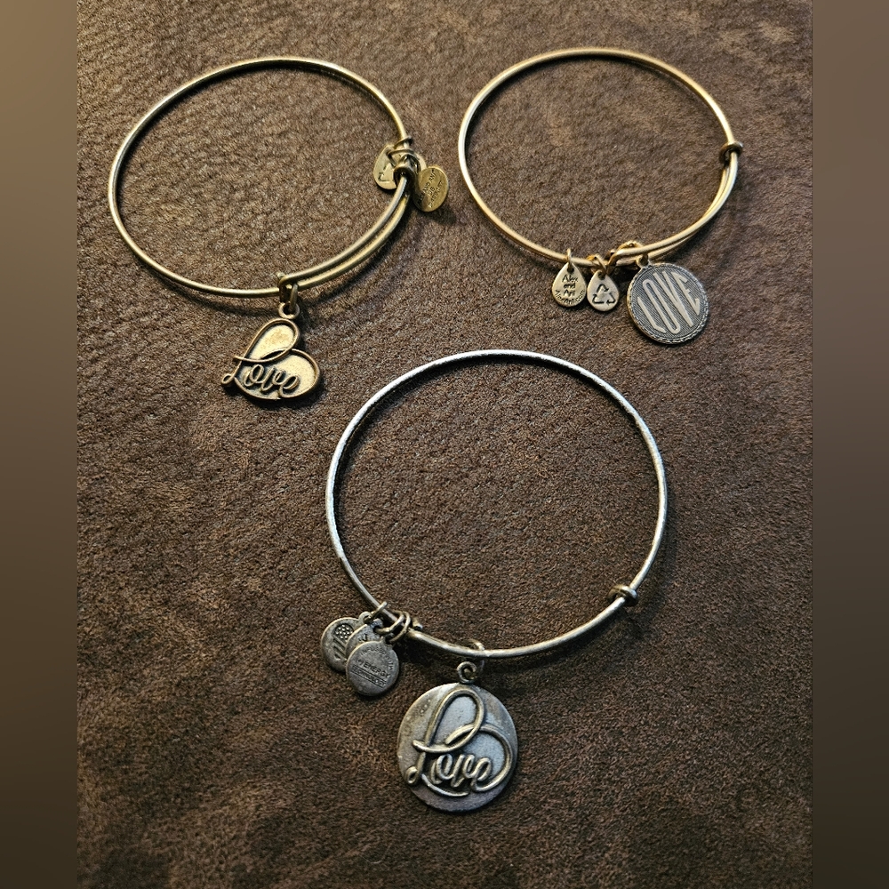 Alex and Ani bangle bracelets